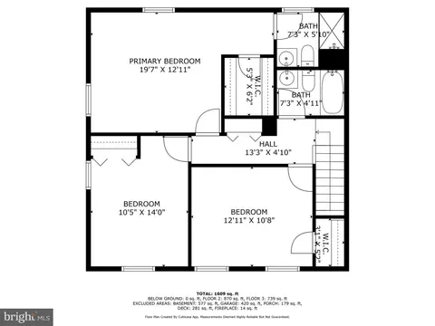 Floorplan - 8312 Timber Brook Ln, Springfield, VA 22153 photo 2 of 4