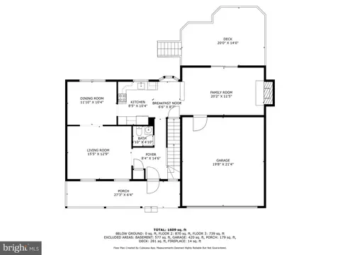 Floorplan - 8312 Timber Brook Ln, Springfield, VA 22153 photo 1 of 4