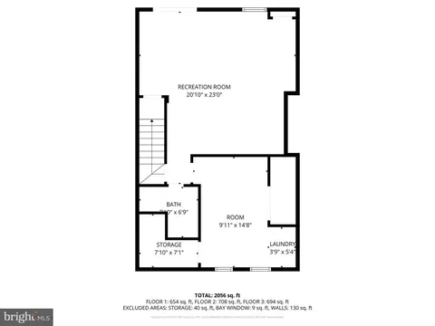 Floorplan - 8080 Powderbrook Ln, Springfield, VA 22153 photo 1 of 4
