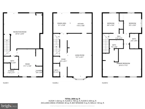 Floorplan - 8080 Powderbrook Ln, Springfield, VA 22153 photo 4 of 4