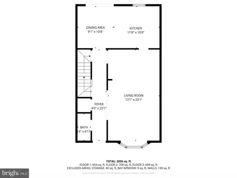 Floorplan - 8080 Powderbrook Ln, Springfield, VA 22153 photo 2 of 4
