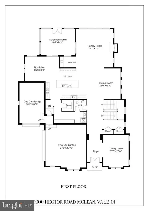 Floorplan - 7000 Hector Rd, Mclean, VA 22101 photo 1 of 3