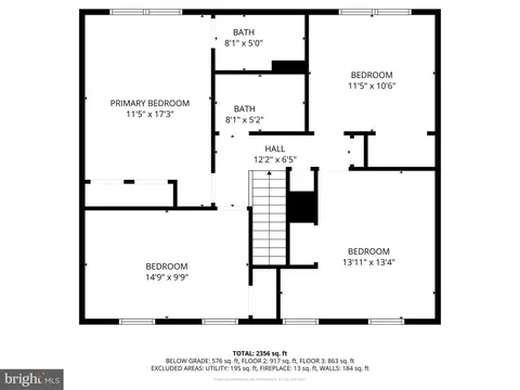 Floorplan - 6122 Mantle Rd, Burke, VA 22015 photo 3 of 4