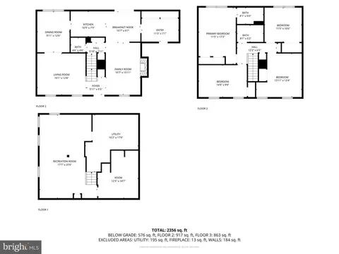 Floorplan - 6122 Mantle Rd, Burke, VA 22015 photo 4 of 4