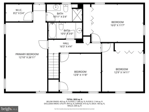 Floorplan - 9211 Beachway Ln, Springfield, VA 22153 photo 3 of 8