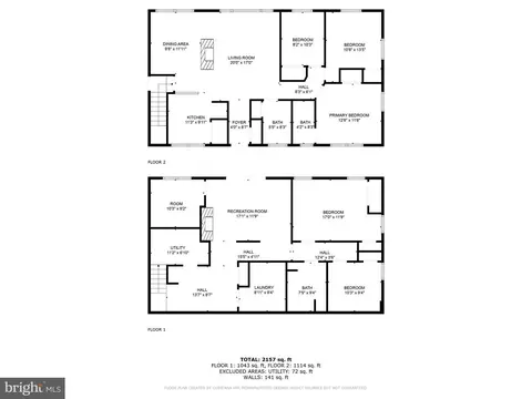 Floorplan - 5206 Easton Dr, Springfield, VA 22151 photo 1 of 3