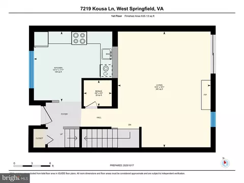 Floorplan - 7219 Kousa Ln, Springfield, VA 22152 photo 1 of 3