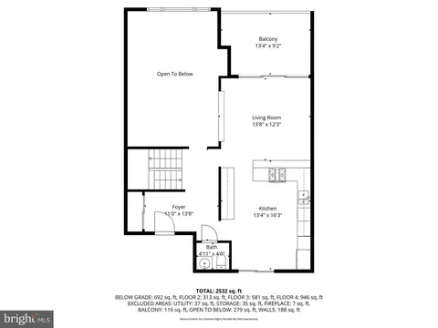 Floorplan - 11430 Links Dr, Reston, VA 20190 photo 1 of 4