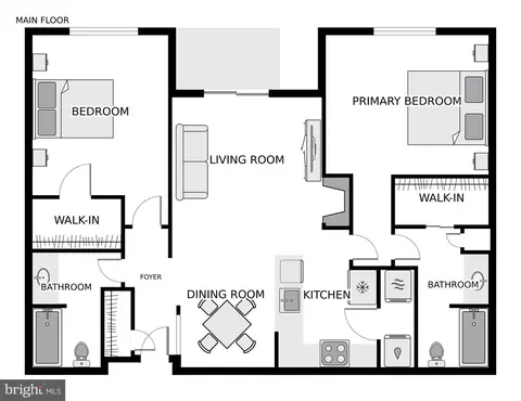 Floorplan - 1580 Spring Gate Dr #4204, Mclean, VA 22102 photo 1 of 1