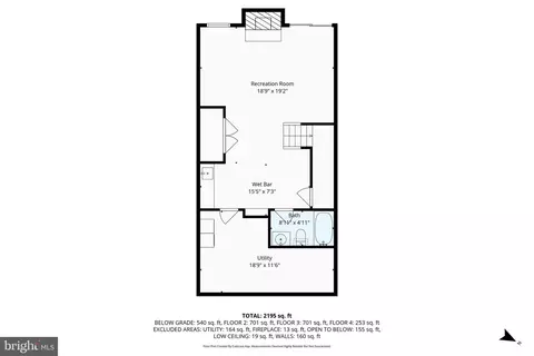 Floorplan - 8852 Eagle Rock Ln, Springfield, VA 22153 photo 4 of 5