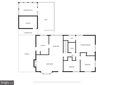 Floorplan - 5512 Flag Run Dr, Springfield, VA 22151 photo 1 of 3