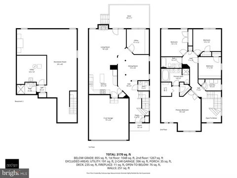 Floorplan - 9237 Old Beech Ct, Lorton, VA 22079 photo 1 of 4