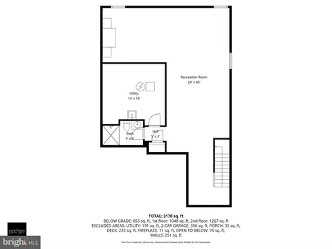 Floorplan - 9237 Old Beech Ct, Lorton, VA 22079 photo 4 of 4