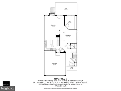 Floorplan - 9237 Old Beech Ct, Lorton, VA 22079 photo 2 of 4