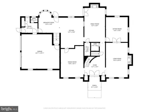 Floorplan - 9200 Falls Run Rd, Mclean, VA 22102 photo 3 of 6