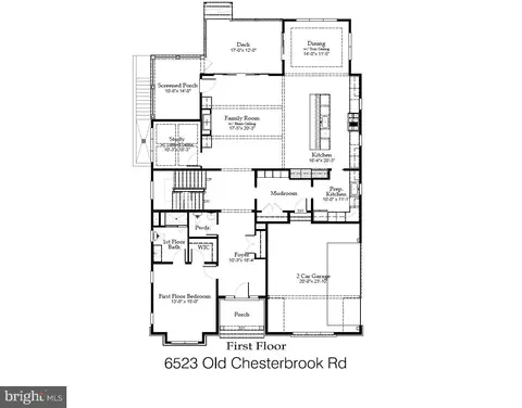 Floorplan - 6523 Old Chesterbrook Rd, Mclean, VA 22101 photo 1 of 3