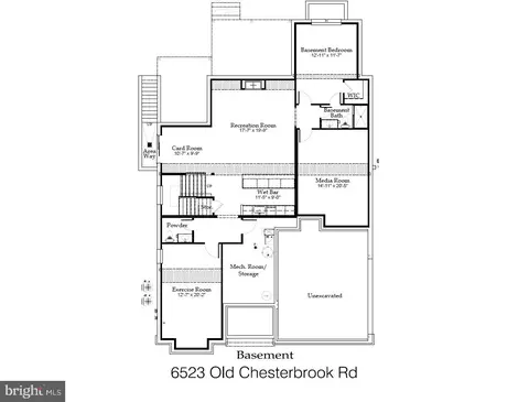 Floorplan - 6523 Old Chesterbrook Rd, Mclean, VA 22101 photo 3 of 3