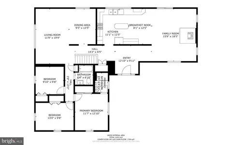 Floorplan - 8701 Cromwell Dr, Springfield, VA 22151 photo 1 of 2