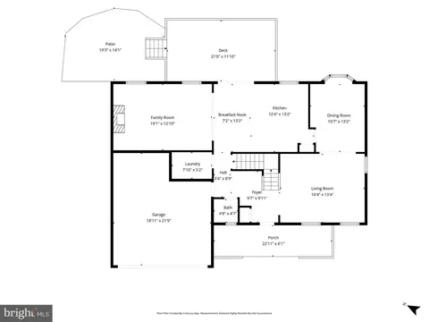 Floorplan - 11401 Tanbark Dr, Reston, VA 20191 photo 2 of 3