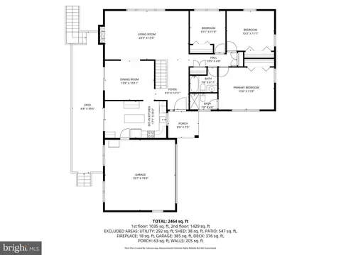 Floorplan - 6223 Loch Raven Dr, Mclean, VA 22101 photo 1 of 2
