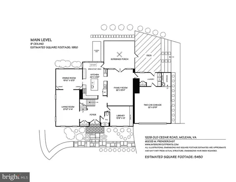 Floorplan - 1109 Old Cedar Rd, Mclean, VA 22102 photo 1 of 2