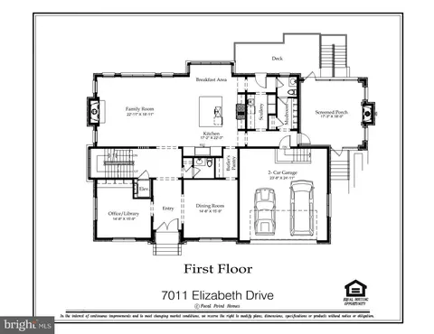 Floorplan - 7011 Elizabeth Dr, Mclean, VA 22101 photo 1 of 4