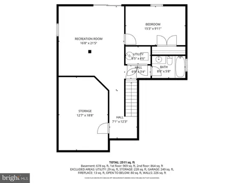 Floorplan - 1273 Lamplighter Way, Reston, VA 20194 photo 3 of 3