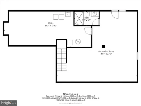 Floorplan - 7917 Donegal Ln, Springfield, VA 22153 photo 3 of 4