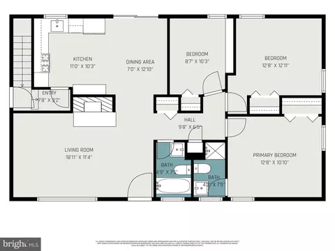 Floorplan - 7112 Dalhouse St, Springfield, VA 22151 photo 1 of 2