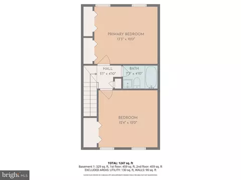 Floorplan - 7745 Tiverton Dr #7745, Springfield, VA 22152 photo 2 of 4