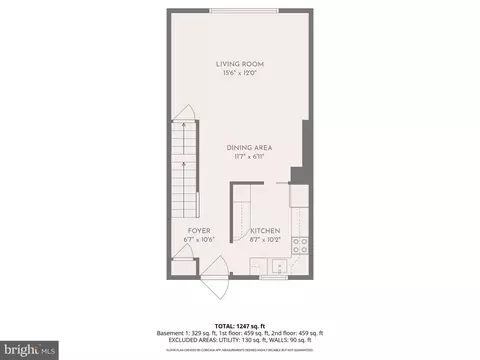 Floorplan - 7745 Tiverton Dr #7745, Springfield, VA 22152 photo 3 of 4