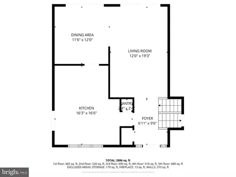 Floorplan - 11002 Ring Rd, Reston, VA 20190 photo 6 of 6
