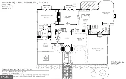 Floorplan - 904 Mackall Ave, Mclean, VA 22101 photo 1 of 3