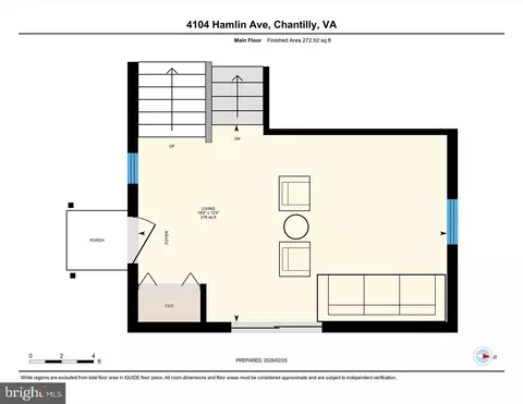Floorplan - 4104 Hamlin Ave, Chantilly, VA 20151 photo 1 of 4