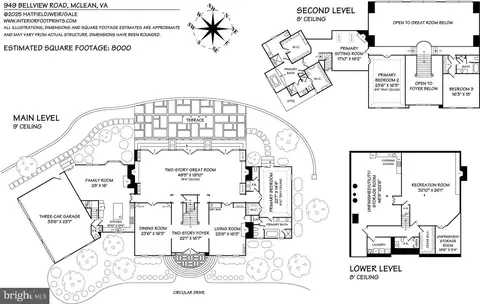 Floorplan - 949 Bellview Rd, Mclean, VA 22102 photo 1 of 1