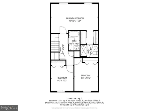 Floorplan - 7227 Evanston Rd, Springfield, VA 22150 photo 3 of 4