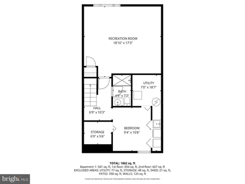 Floorplan - 7227 Evanston Rd, Springfield, VA 22150 photo 1 of 4