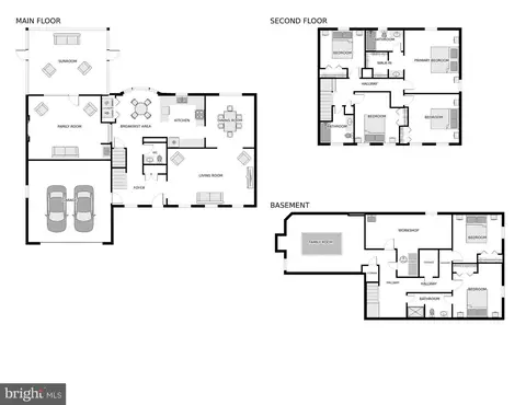 Floorplan - 8836 Shadowlake Way, Springfield, VA 22153 photo 2 of 4
