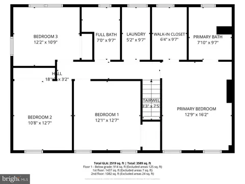 Floorplan - 1331 Deep Run Ln, Reston, VA 20190 photo 2 of 3