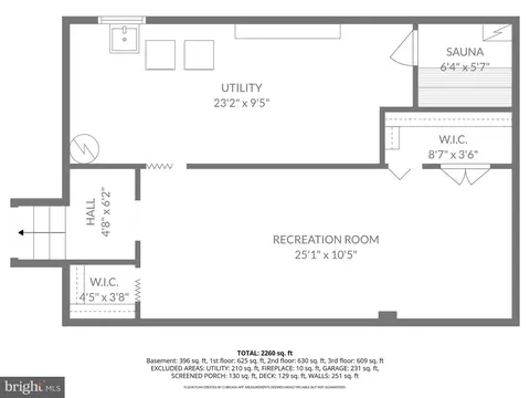 Floorplan - 6607 Grey Fox Dr, Springfield, VA 22152 photo 4 of 5