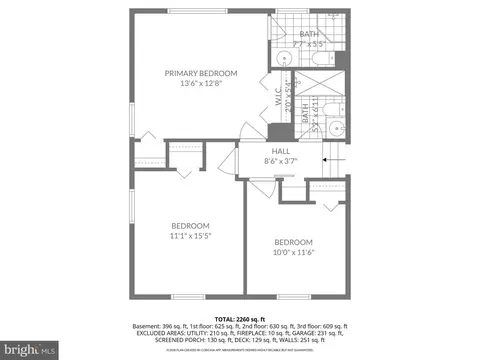 Floorplan - 6607 Grey Fox Dr, Springfield, VA 22152 photo 5 of 5