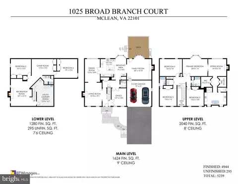 Floorplan - 1025 Broad Branch Ct, Mclean, VA 22101 photo 1 of 4