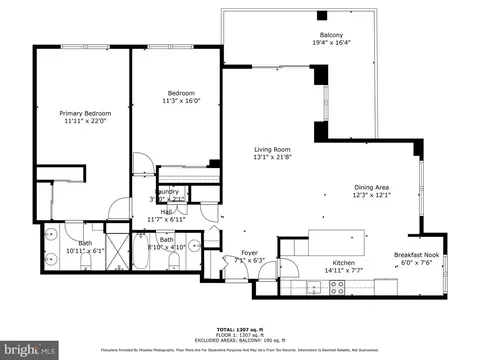 Floorplan - 1808 Old Meadow Rd #906, Mclean, VA 22102 photo 1 of 1