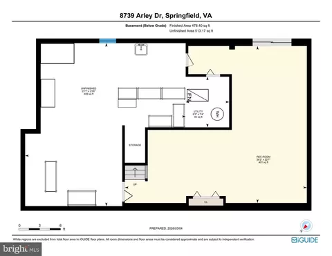 Floorplan - 8739 Arley Dr, Springfield, VA 22153 photo 4 of 4