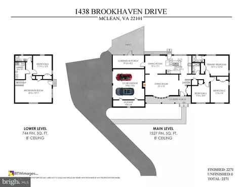 Floorplan - 1438 Brookhaven Dr, Mclean, VA 22101 photo 1 of 2