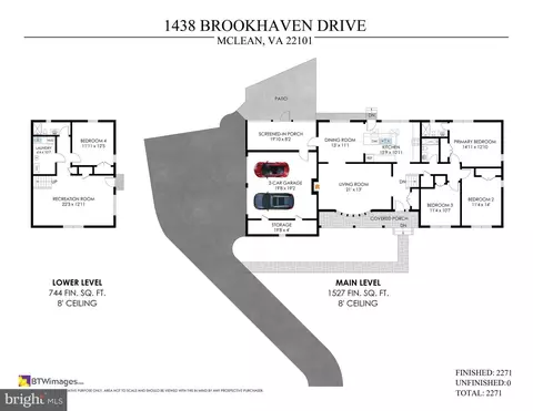 Floorplan - 1438 Brookhaven Dr, Mclean, VA 22101 photo 2 of 2