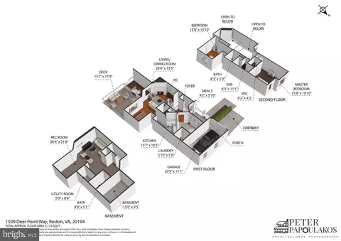 Floorplan - 1509 Deer Point Way, Reston, VA 20194 photo 2 of 2