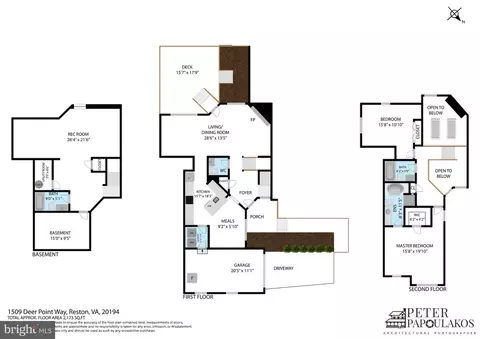 Floorplan - 1509 Deer Point Way, Reston, VA 20194 photo 1 of 2