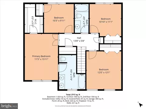Floorplan - 7001 Ebbtide Ln, Burke, VA 22015 photo 2 of 4