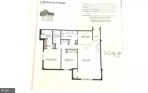 Floorplan - 7600 Tremayne Pl #301, Mclean, VA 22102 photo 1 of 1